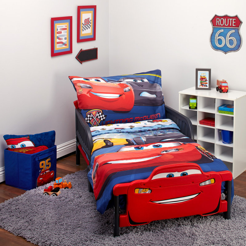 Disney Cars 3 Top Speed 4 Piece Toddler Bedding Set & Reviews Wayfair